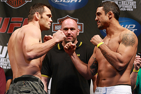 Rich Franklin and Vitor Belfort