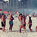 Dan Bobish, Mark Coleman, Kevin Randleman, Dave Beneteau and Geza Kalman enjoying Copacabana beach